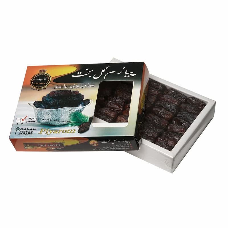 خرما پیارم گل بخت نرم و با بافت گوشتی  و طعم شیرین